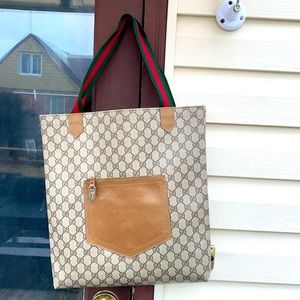 Vintage Gucci shopper tote. Rare💕